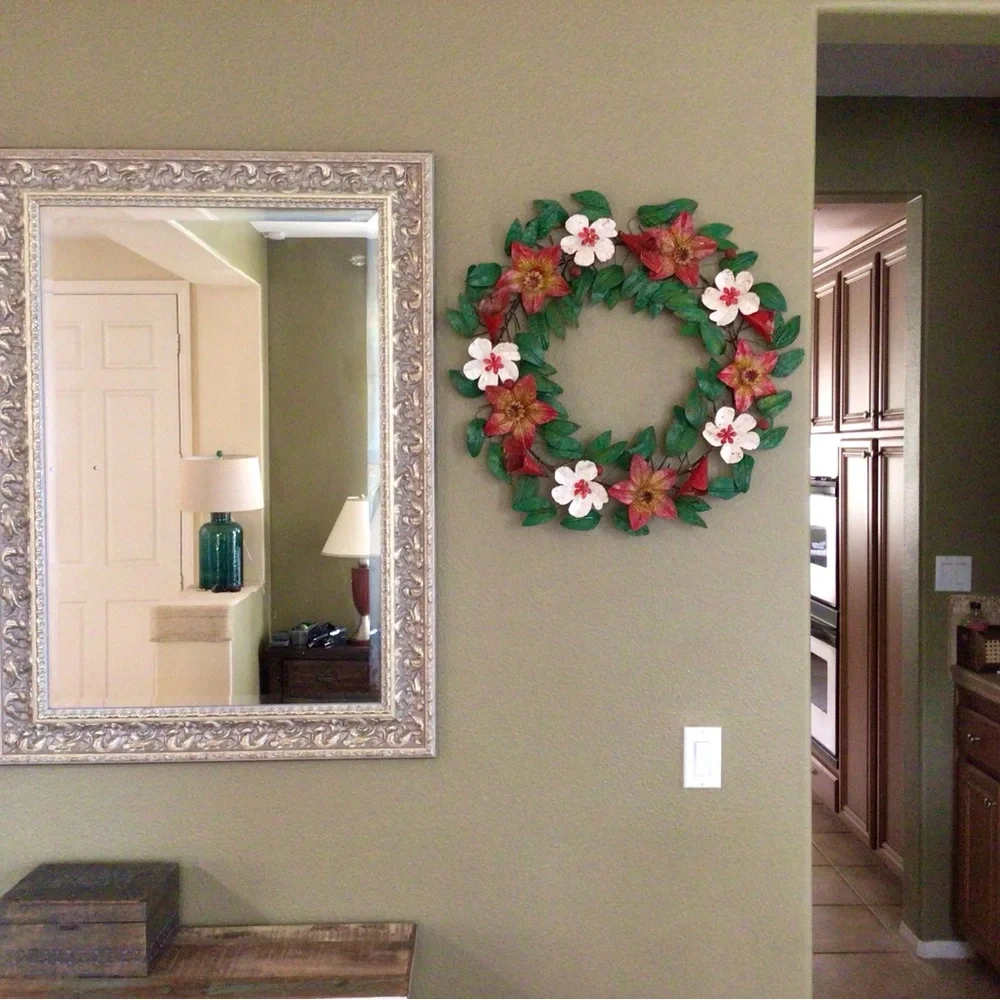 Seasons Of Bloom Rustic Iron Wreath Sundance Catalog